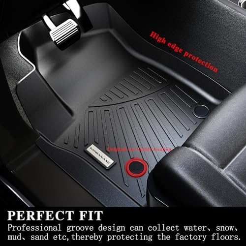 Floor Mats & Cargo Liner for 2024 2025 2026 Mazda CX90 PHEV 8 Seats TPE All Weather Protection 3 Rows Car Floor Liner for Mazda Accessories - Image 3