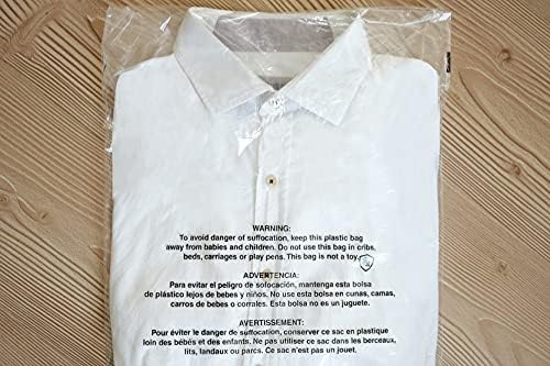 11"x14" (1000 Pack) Clear Poly Bags with Suffocation Warning – Self‑Seal for Shipping, Storage, Office Packaging - Image 2