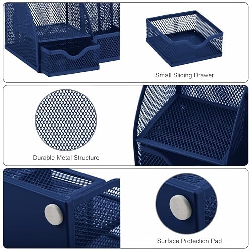 Exerz Desk Organizer/Mesh Desk Tidy/Pen Holder/Multifunctional Organizer EX348 - Image 3