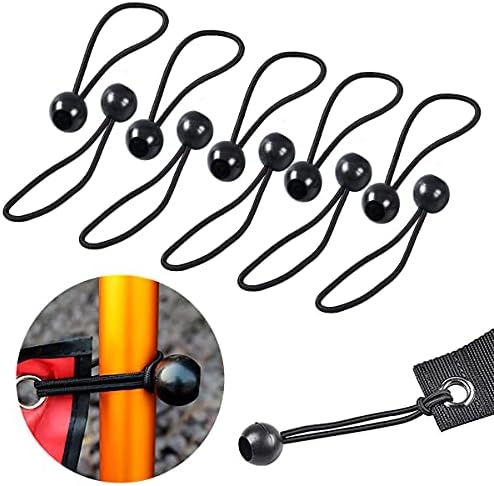 Tarp Clips Heavy Duty Lock Grip - Thumb Screw Tent Clamps Ball Bungee Cords Tarp Canvas Clips Tent Clip Tarp Clamps for Outdoor Camping Canopy Awnings Canvas Cover Car Cover Hammock Cover, 20 Pack - Image 3