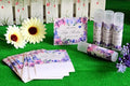 Homemade Skincare Products Adhesive Labels Stickers for Lip Balm Handcream Candle Container Tubes 20pcs (Lip Balm - Purple Floral) by ZZYBIA