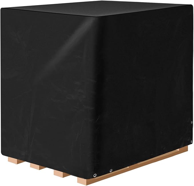 QWORK Pallet Cover, 2 Pack Heavy Duty Outdoor PE Waterproof Pallet Cover - Image 3