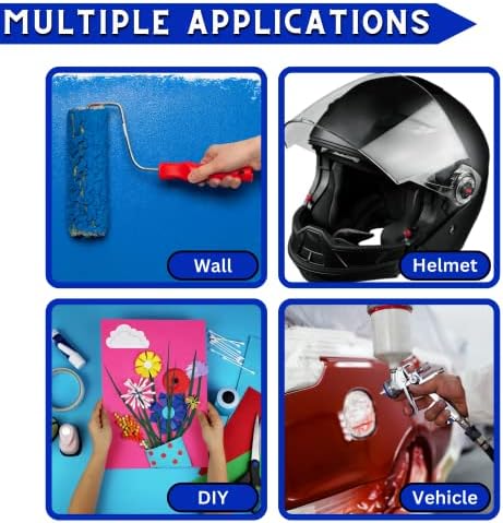3 Pack Blue Painters Tape - Masking Tape 1 Inch Wide - Multi-Surface, Smart Adhesion, Indoor & Outdoor - 270FT Total - Paint Tape for DIY, Labeling, Art, Car, General Purpose (#3910) - Image 7