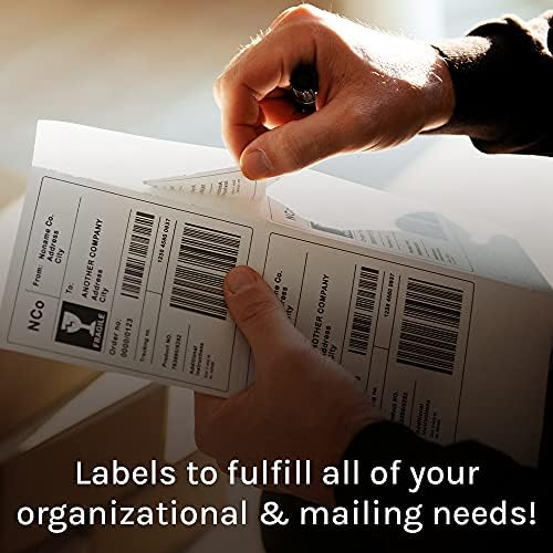 Premium Label Supply White Sticker Address Labels – 2" x 4" – Laser/Inkjet Compatible – (10 per Sheet), 500 Sheets – 5,000 Total Adhesive Labels - Image 6