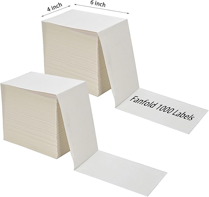 4”x6” Thermal Labels 2000 Labels, Shipping Label Thermal Paper by BESTIKER