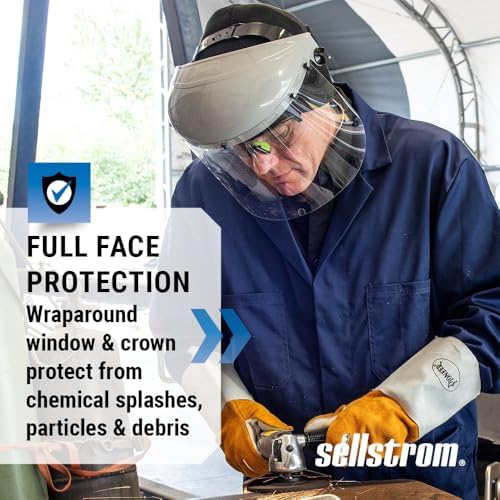 Sellstrom 301 Face Shield Uncoated Clear Tint, Unbound, ANSI Z87.1 - Image 2