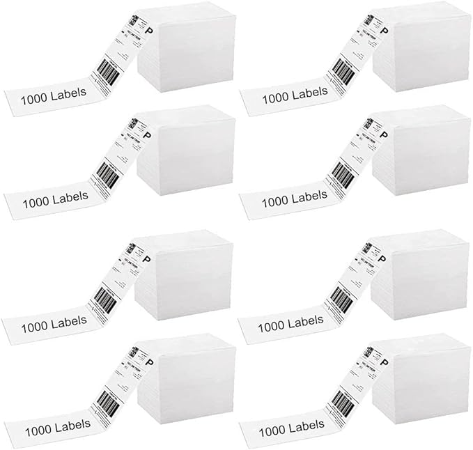 SJPACK 4x6 Thermal Labels, 8000 Shipping Labels by SJPACK