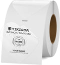 Clear Thermal Labels Vinyl 2 Inch Self-Adhesive Heart Stickers Roll Waterproof by YIKIADA