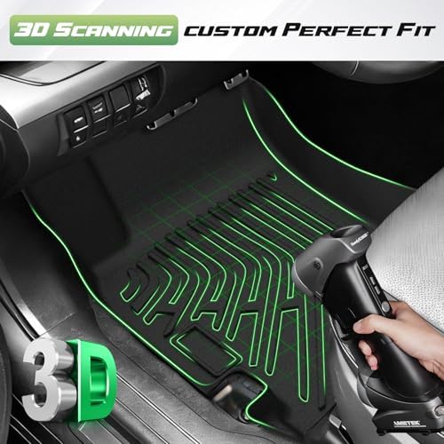 Forester Floor Mats - Car Mats for Subaru Forester 2009-2013, All Weather Full Set Cargo Liner with Backrest Mat for Forester Accessories, Heavy Duty Waterproof, Black - Image 2