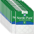 Nordic Pure 18x20x1 Poly Green MERV 6 Pleated AC Furnace Air Filters 24 Pk by NordicPure