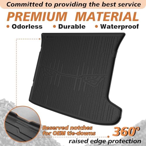 TripleAliners Trunk Mat for 2025-2026 Kia EV6 Accessories (NOT FIT GT) - Image 4