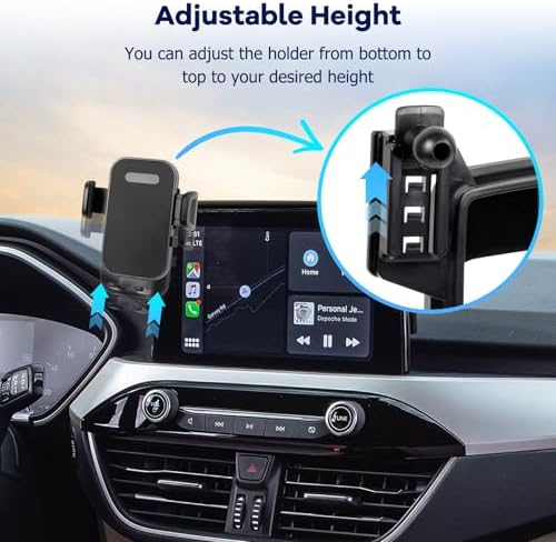 Car Phone Holder for 2020-2025 Ford Escape Accessories-Cell Phone Mount for Escape 8 inch Touch Screen Cradles Hands-Free 360° Rotation - Image 4