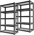 OS MOTOR Heavy Duty Storage Shelving Unit (72" H x 35" W x 16" D) 2 Pack by OSMOTORHOME