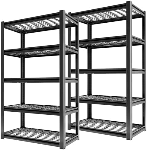 OS MOTOR Heavy Duty Storage Shelving Unit (72" H x 35" W x 16" D) 2 Pack by OSMOTORHOME