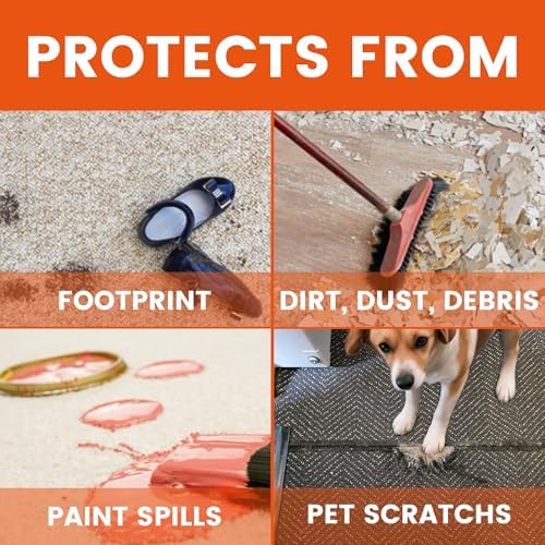 TAPEBEAR Carpet Protection Film 36" x 200' Carpet Cover 600 Sq.Ft - Image 5