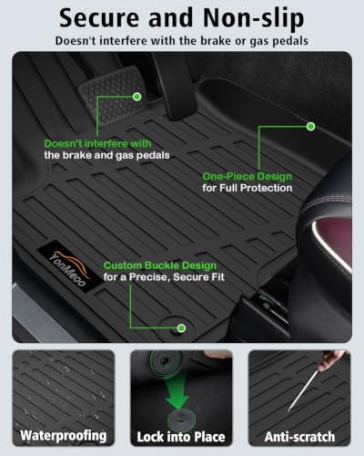 Floor Mats & Cargo Mat & Backrest Mat for Hyundai Santa Fe Sport 2013-2018 - Image 4