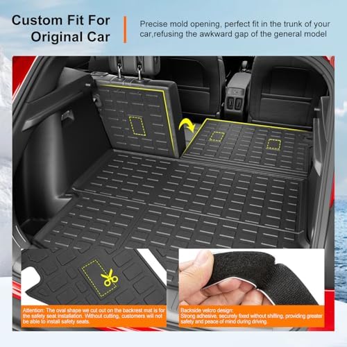 powoq Floor Mats Cargo Mat Compatible with 2024 2025 2026 Chevy Trax - Image 2