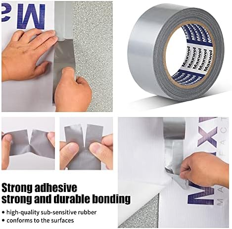 Duct Tape Heavy Duty Waterproof Silver Duct Tape for Home Repair, Bundles - Image 3