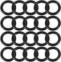 uxcell Nitrile Rubber O-Rings 21mm OD 14mm ID 3.5mm Width, Metric Nitrile Rubber Sealing Gasket for Automotive Machine Plumbing, Pack of 20 by uxcell