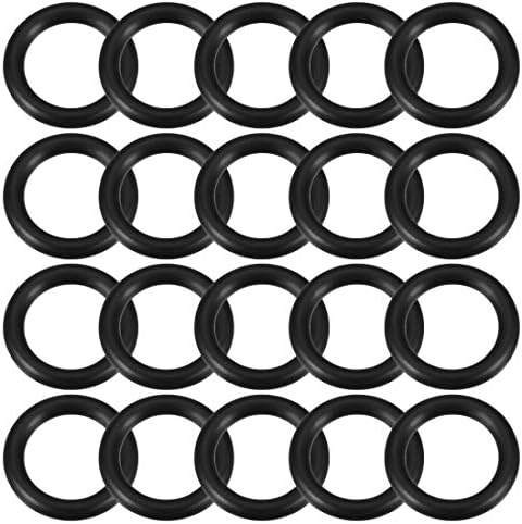 uxcell Nitrile Rubber O-Rings 21mm OD 14mm ID 3.5mm Width, Metric Nitrile Rubber Sealing Gasket for Automotive Machine Plumbing, Pack of 20 by uxcell