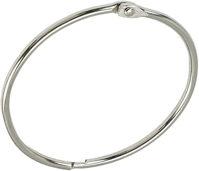 30Pcs Metal Binding Binder Rings Heavy Duty Document Rings - Image 8