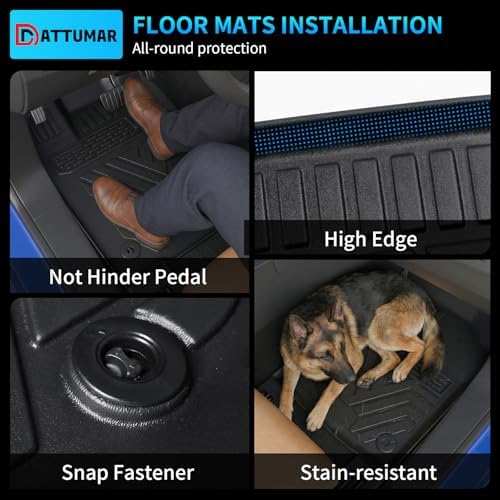 Floor Mats Set for 2013-2024 Toyota 4 Runner 7 Seat - Image 4