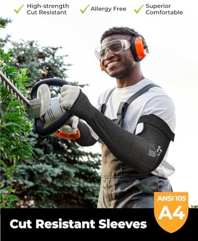 toolant Ultra-Comfort Cut Resistant Sleeves for Gardening & Welding - Image 4