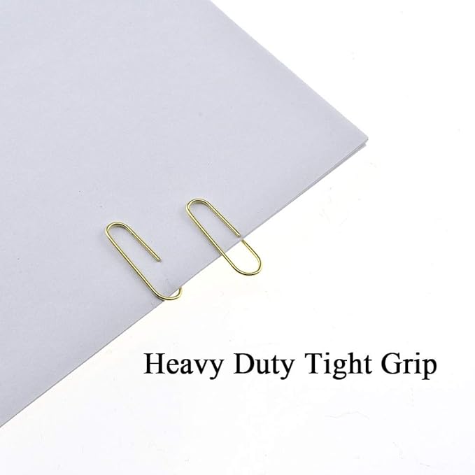 HAHIYO Paper Clips Sturdy 1.1 inches Length 300 Pack Paperclips Heavy Duty - Image 4