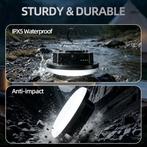 Stepless Dimming Rechargeable LED Camping Light with Remote - Image 5