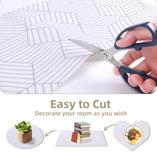 Shelf Liners for Kitchen Cabinets 17in x 20FT, Non Adhesive Cabinet Liner - Image 4