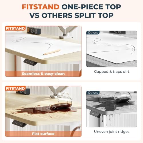 48x 24''One-piece Standing Desk Adjustable for Home Office - Image 5