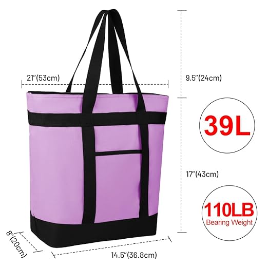 2Pk Insulated Reusable Tote Bag - Image 2