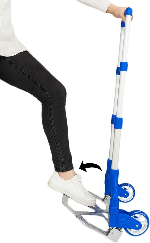 Folding Hand Truck Dolly, 200 lbs Capacity Dolly Cart, Aluminum Portable - Image 5