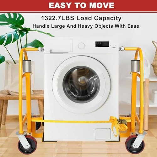Manual Furniture Mover Tool Set,Heavy Duty Moving Dolly, 1300 lbs Capacity, 12" Lift Height.Machinery Mover Pake Handling Tools. （(Set of 2)） - Image 4