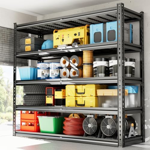 48" W Garage Shelves 5-Tier Heavy Duty Garage Shelving Load 3030LBS - Image 2