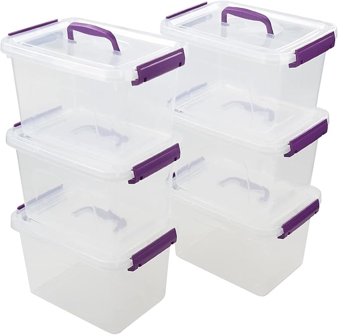 Sandmovie 6 Quart Clear Latching Box - Image 2