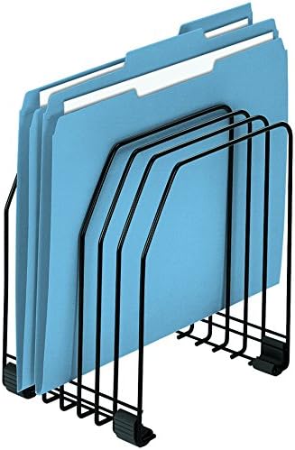 Fellowes Workstation File Organizer,7 Section,Wire,Black (68112),(Pack of 6) - Image 2