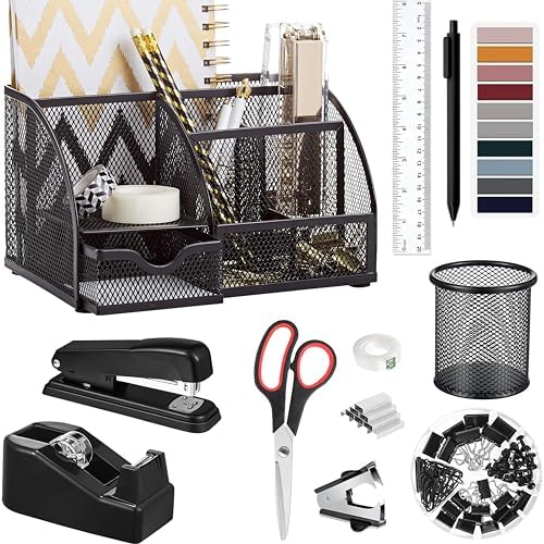 Scindaly Office Desk Accessories 12-Piece & Desk Organizers and Accessories by Scindaly