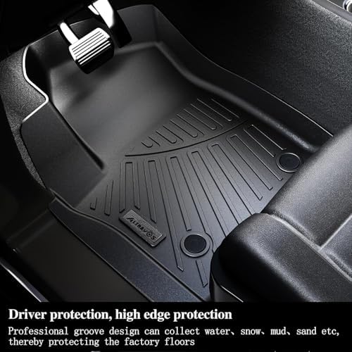 Floor Mats for 2021-2026 Chevrolet Trailblazer AWD, TPE All Weather Floor Liners & Backrest Mats & Rear Trunk Mat for Trailblazer Accessories (Cargo in Lower Deck Position) - Image 3