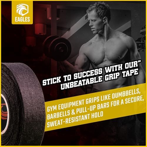 2 Pack Hockey Tape Multipurpose Cloth Tape Roll Easy Tear Over Grip - Image 6
