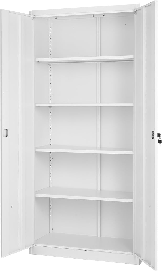 VEVOR Metal Storage Cabinet, Lockable Steel Garage Cabinet - Image 9