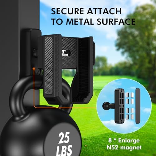 Magnetic Golf Cart Phone Holder, Rotatable Golf Cart Accessories - Image 2