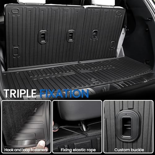 Floor Mats for Hyundai Palisade 2020-2025 7&8 Seats, w/Cargo Mat - Image 6