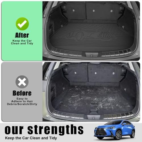 Floor Mats & Cargo Liner for 2022-2026 Lexus NX NX250/NX350(Not for Hybrid) - Image 4