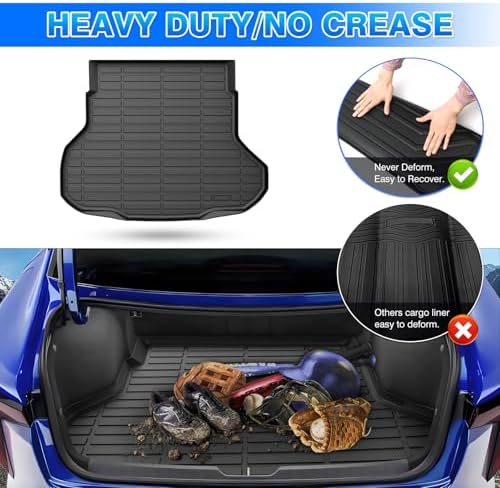 Cartist Cargo Mat Compatible with Kia K4 2025 2026 Accessories Trunk Mat TPE All Weather Anti-Slip Odorless Cargo Liner for K4 Accessories - Image 5