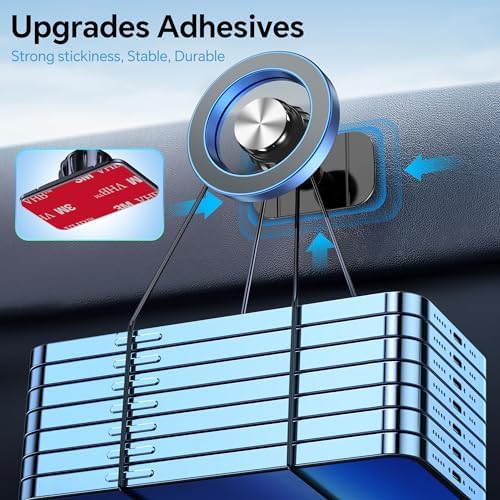 Kaistyle for Magsafe Car Mount【Strong Magnet】Magnetic Phone Holder for Car Phone Holder Mount Dash Mounted Holders Cell Phone Holders for Your Car Accessories for Women Men for iPhone 18 Pro Max 17 16 - Image 4