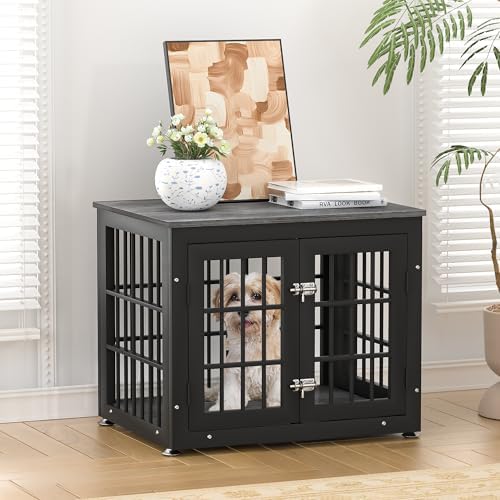 rehomerance 26" Heavy Duty Dog Crate Furniture for Small Dogs - Image 2