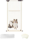 Lumizone Extra Tall Pet Gate 55.12" High Pressure Mounted 30.12"-34.05" Extra by Lumizone