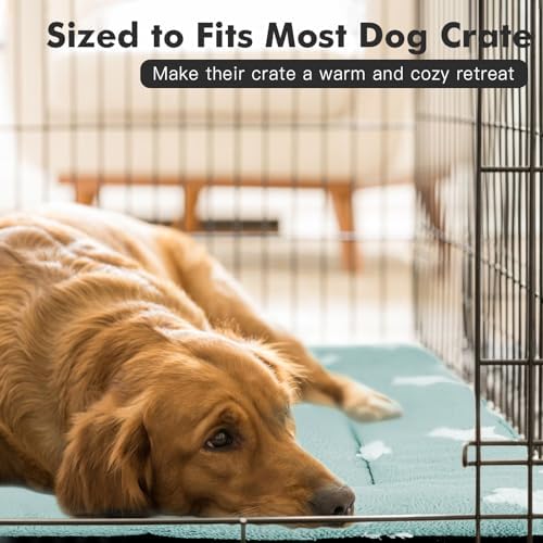 Mora Pets Dog Crate Pad Washable Cat Dog Bed for Crate Flat Pet Kennel Mat - Image 5