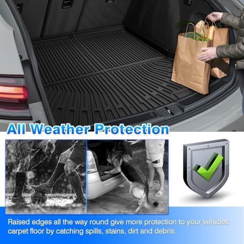Macan Cargo mat - Trunk Mat for Porsche Macan 2014-2026, All Weather Trunk Mat for Macan Accessories, Heavy Duty Rubber Mats, Car Accessories - Image 7